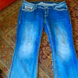 Vigoss plus size bling, bootcut, stretch jeans